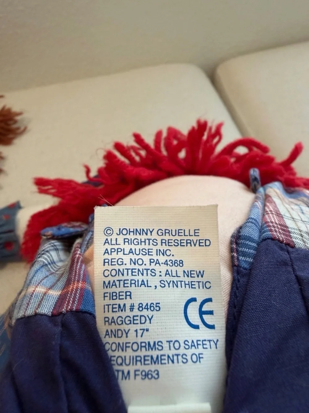 80th/85th Anniversary Raggedy Ann & Raggedy Andy Commemorative Dolls 17”